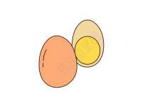 CDR怎么画卡通鸡蛋