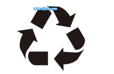 CorelDRAW怎么制作回收标志