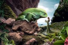 Photoshop合成童话场景里的青蛙王子海报设计教程