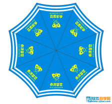 CDRX6绘制漂亮有图案的雨伞