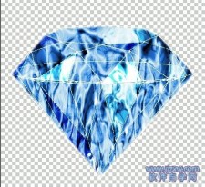 PSHOTOSHOP打造逼真的蓝钻石