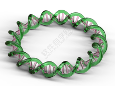 双螺旋DNA手链用SolidWorks怎么画