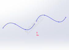 SolidWorks如何把两根样条曲线变成一根
