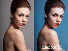 Photoshop磨皮巧用高低频方法给人像后期精修磨皮