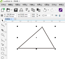 cdr三角形转化为圆角